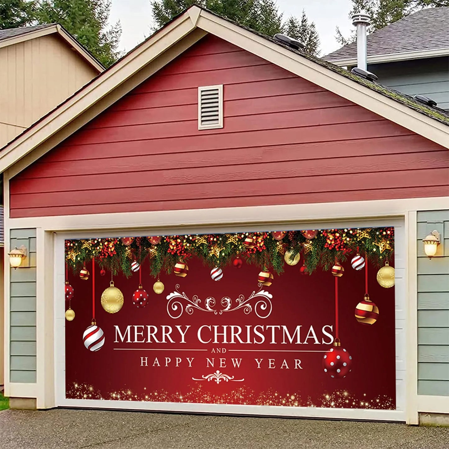 Holiday Garage Mural