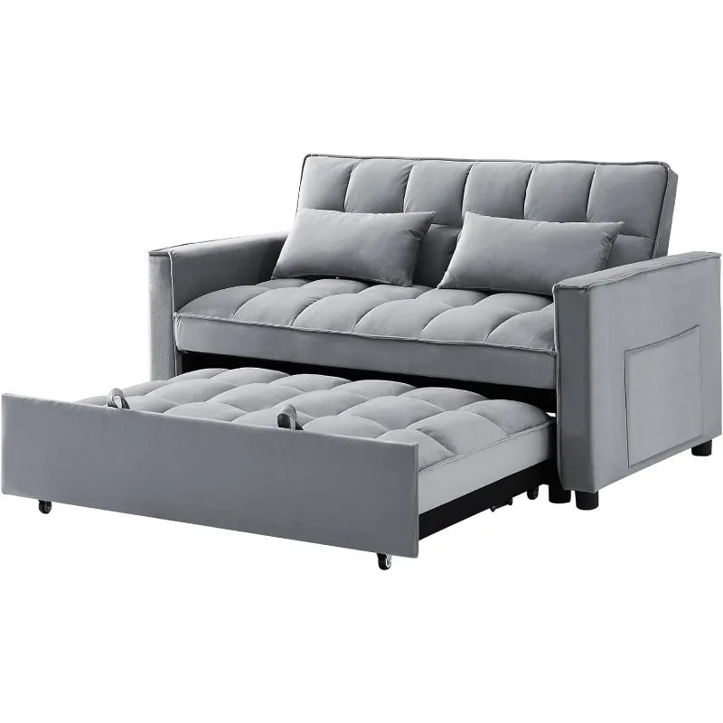 VelvetNest 3-in-1 Sofa