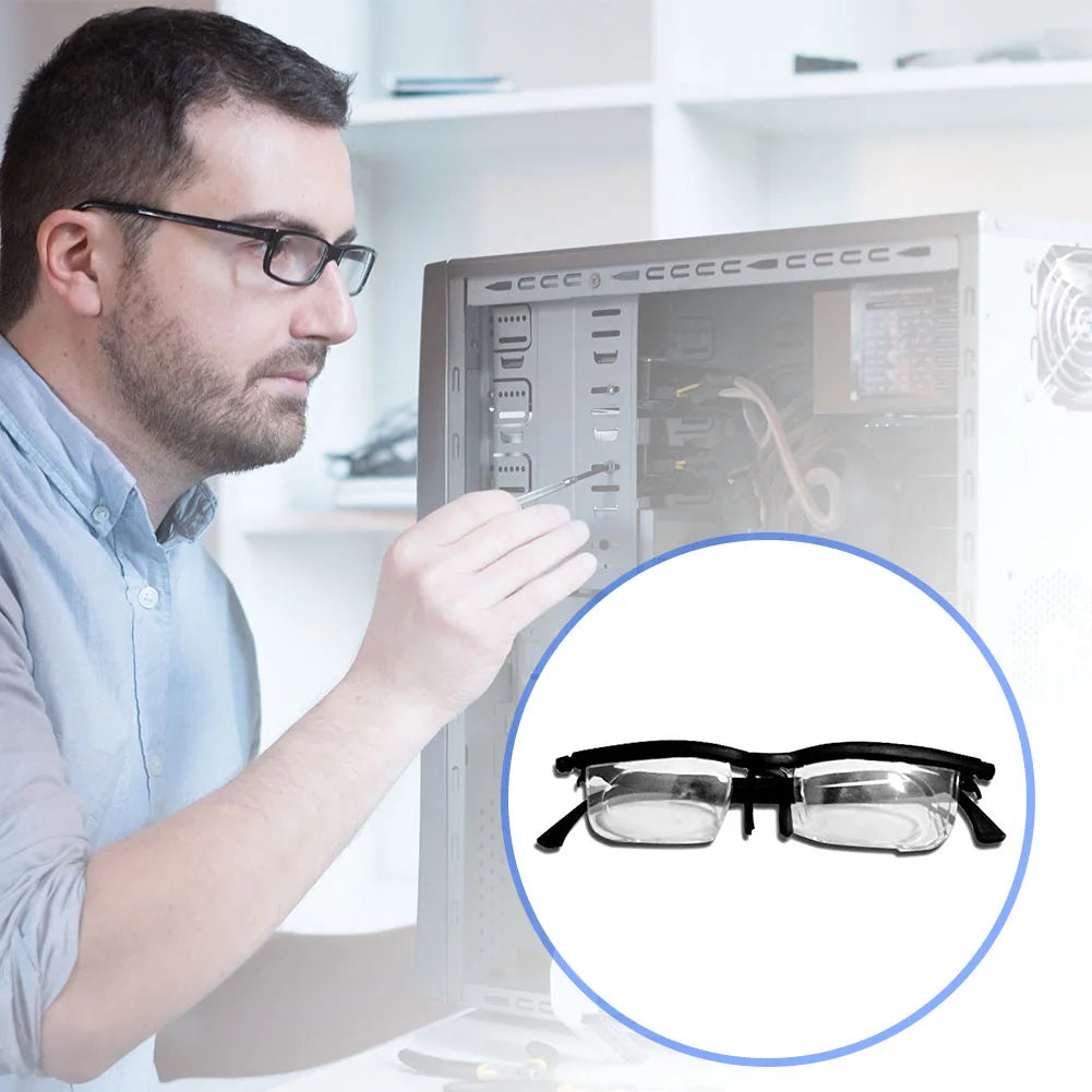 Adjustable Focus Reading Glasses