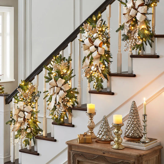 Festive Teardrop Garland