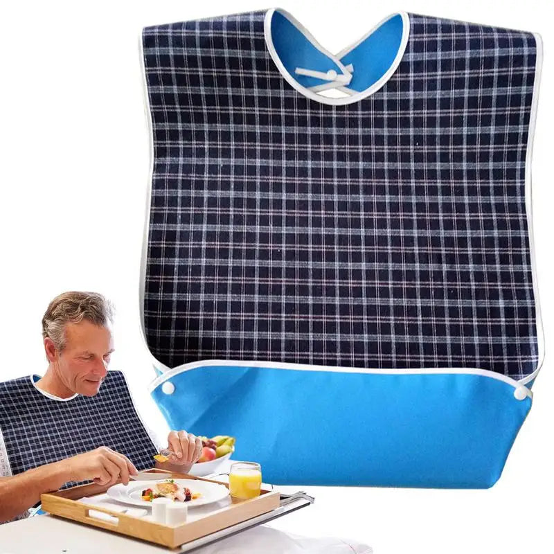 SeniorStyle Feeding Bib with Crumb Catcher