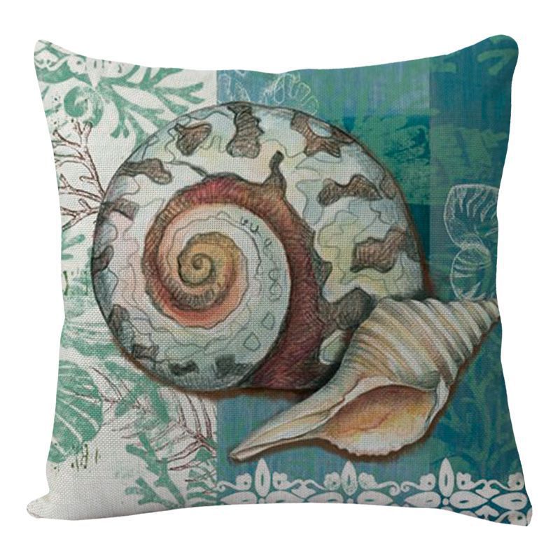 Coastal Turtle Cushion