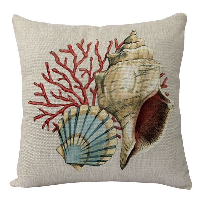 Coastal Turtle Cushion